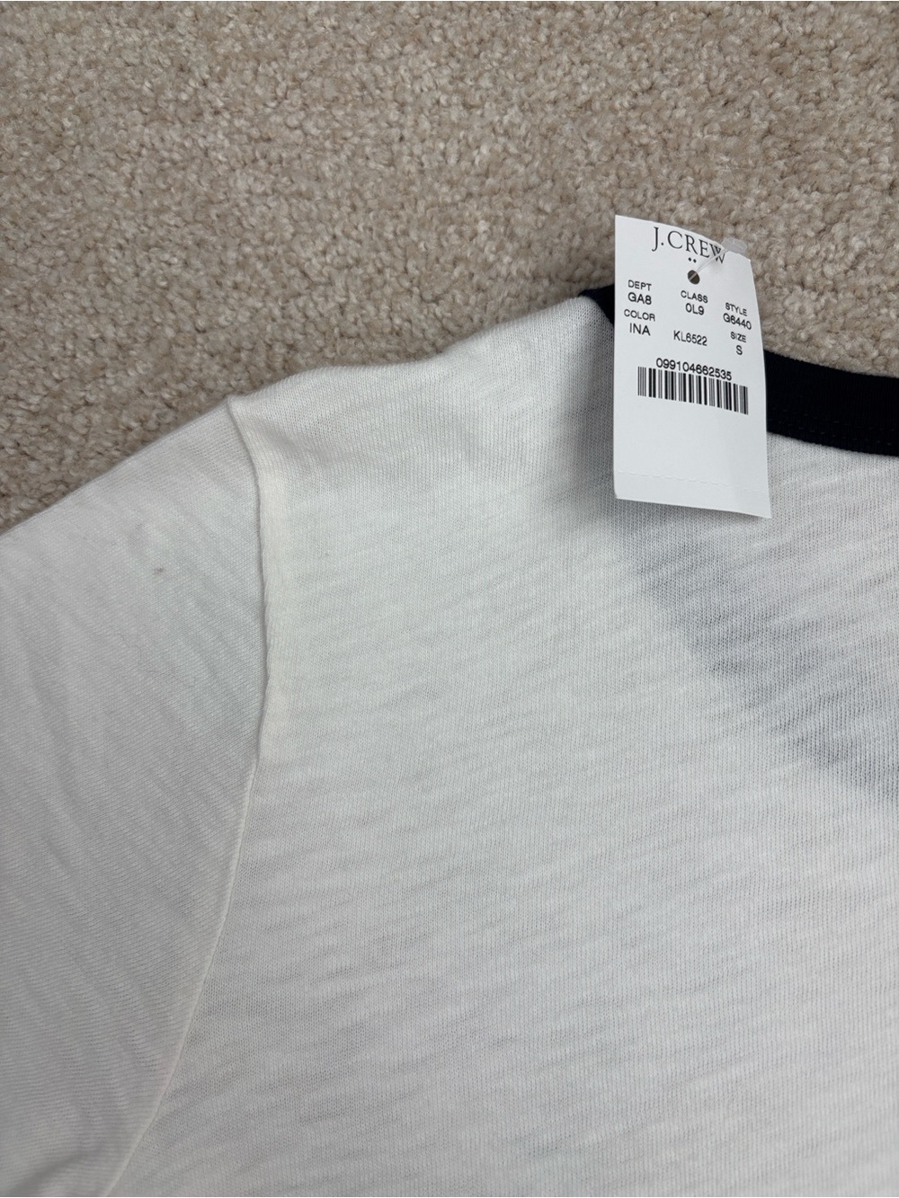 J. Crew NWT New York collector tee, size Small - Picture 7 of 9